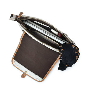 Genuine cowhide <b>leather</b> hair school <b>backpacks</b> wholesale bulk supplier OEM custom branding premium export quality for <b>men</b>/women - Product Image 6