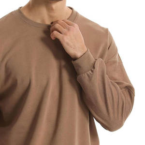 Nouveauté : Sweat-shirts pour hommes en coton uni teint, sweat-shirts légers de qualité supérieure - Product Image 6