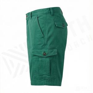กางเกงขาสั้นคาร์โก้ผู้ชาย ผ้าฝ้าย ยืดหยุ่น ใส่สบาย หลายกระเป๋า เหมาะสำหรับฤดูร้อน กางเกงคาปรี กางเกงยุทธวิธี คุณภาพพรีเมียม สำหรับกิจกรรมกลางแจ้ง - Product Image 3