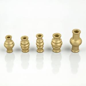 Roulette de porte coulissante ronde en laiton, 5 et 4 pouces, pour villa de luxe, moderne, polie, roulement fluide, composant de quincaillerie - Product Image 2