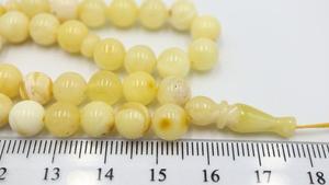 Perles de prière islamiques en résine faites à la main, élégante chapelet musulman, cadeau spirituel, accessoires religieux décoratifs, thème ange, forme hibou - Product Image 5
