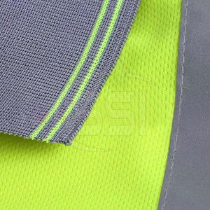 Camisa de Trabajo de Manga Corta Reflectante ANSI Clase 2, Impermeable, con Tela que Absorbe la Humedad, con Logotipo, para Actividades al Aire Libre en Sitios de Trabajo - Product Image 3