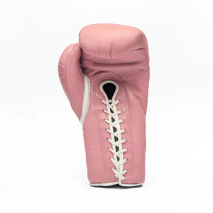 Gants de boxe d'entraînement unisexes personnalisables rouges 8oz 10oz 12oz 16oz en cuir de vachette imperméable à lacets - Product Image 3