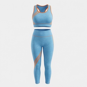 Ropa Deportiva para Mujer, Conjunto de Yoga, Ropa Deportiva sin Costuras de Alta Resistencia Hecha a Medida, Ropa Deportiva para Gimnasio, Prendas de Ejercicio - Product Image 1