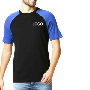 Camiseta de Manga Corta con Cuello Redondo, 100% Algodón Ecológico, Corte Regular, Secado Rápido, Transpirable, para Hombre, con Logotipo de Impresión Digital Personalizada - Product Image 1