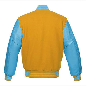 Classic American Style Comfortable Plus Size Loose Custom Logo Bomber College <b>Baseball</b> <b>Jackets</b> <b>for</b> <b>Men</b> - Product Image 2