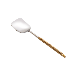 Ensemble de couverts en rotin et acier inoxydable pour restaurant, cuillères et fourchettes, prix de gros - Product Image 4