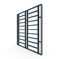 Panneau de clôture décoratif en alliage d'aluminium FRAVI Premium FR-AF Série 6000 avec découpe CNC et revêtement en poudre