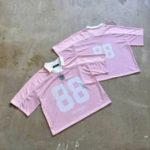 เสื้อยืดผู้ชายระบายอากาศได้ดี ราคาโรงงาน ผลิตสำหรับใส่หน้าร้อน เสื้อยืดสำหรับเล่นกีฬา เสื้อยืดตาข่ายแบบซับลิเมชั่นสั่งทำได้ - Product Image 3