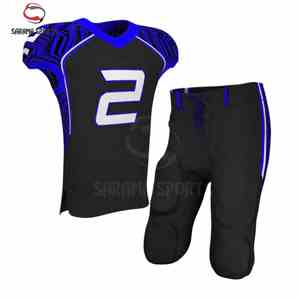 ชุดยูนิฟอร์มอเมริกันฟุตบอลแบบซับลิเมชั่นลดราคาพิเศษ รับผลิตแบบ OEM/ODM ชุดเสื้อและกางเกงอเมริกันฟุตบอลสำหรับทีม - Product Image 1