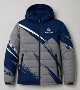 Blouson d'hiver matelassé pour homme, personnalisé, à capuche, imperméable, chaud, tendance, décontracté, pour l'extérieur, fourni par l'usine - Product Image 3
