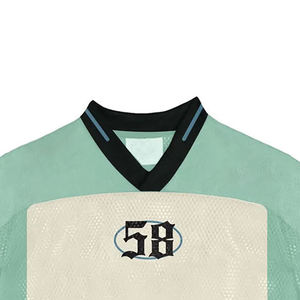 Camiseta de Fútbol de Malla Sublimada de Alta Calidad con Nuevo Diseño, Camiseta de Fútbol OEM Personalizada para Hombre, Camiseta Deportiva Holgada - Product Image 4