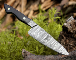 Couteau de Chef Haut de Gamme LEGACY BLADES en Acier Damas, Manche en Bois, Tranchant comme un Rasoir, Couteau de Cuisine Culinaire, Vente Directe Usine - Product Image 5