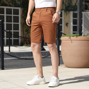 Pantalones Cortos Bermuda para Hombre, Hasta la Rodilla, Mezcla de Algodón y Spandex, Elásticos, Casuales, Tipo Chino, Verano 2026, Transpirables, de Secado Rápido, Venta al Por Mayor - Product Image 5