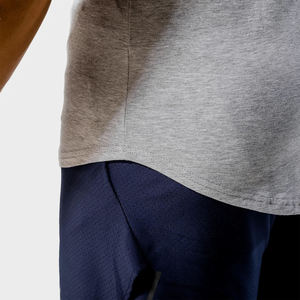 Camisetas Deportivas de Punto de Primera Calidad para Hombre, Camisetas de Gimnasio 100% Algodón, Ligeras, de Secado Rápido, con Logotipo Personalizado - Product Image 5