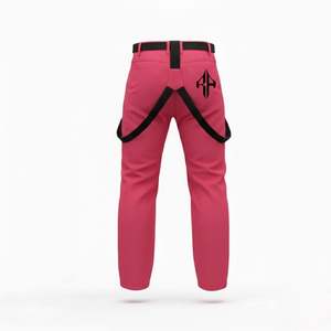 Pantalones de Esquí para Hombre 2026 de Alta Calidad, 100% Poliéster, Teñido Liso, Impermeables 10,000mm, Aislamiento de Forro Polar, Cierre de Gancho y Bucle, Personalizables - Product Image 5
