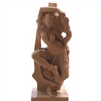 Statue en granit poli au design moderne TSF, modèle 3D en pierre taillée sur mesure, écologique et durable pour l'intérieur/extérieur de la maison