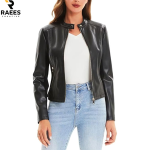 Plus Size <b>Long</b> Collar Ladies <b>Leather</b> <b>Jacket</b> for Adult High Quality Breathable <b>Jacket</b> For Man Customized Logo Printing Windproof - Product Image 1