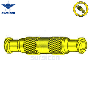 Adaptador de Transferencia de 7.5 cm / 3 Pulgadas con Acabado Dorado Sure Lock, Adaptador de Transferencia Quirúrgica, Instrumentos de Liposucción - Product Image 6