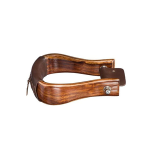 Estribos de madera natural para montar a caballo, soporte duradero para los pies, accesorios para el sillín, equipo ecuestre hecho a mano para jinetes - Product Image 6