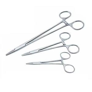 Pinza Portaagujas Hegar de Acero Quirúrgico Caronia de 14 cm, Pinza Quirúrgica Manual, Instrumento Médico de Clase II con Certificación CE - Product Image 2