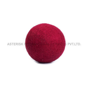 Boules de séchage en laine pour Machine à laver le linge 6 Pack Organic Pure New Zealand 100% Feutre Laine Boules colorées en gros Nepal Made - Product Image 6