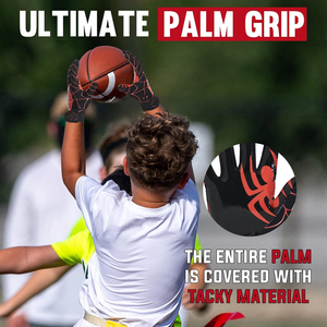 Gants de football américain haut de gamme pour receveurs, paume en silicone adhérent, couleur personnalisée, logo personnalisé, légers - Product Image 4