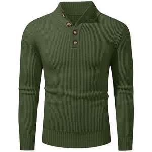 Custom <b>Men's</b> Casual Slim Fit <b>Turtleneck</b> <b>Sweater</b> Basic Knitted Long Sleeve Lightweight Pullover with Anti-Wrinkle Feature - Product Image 3