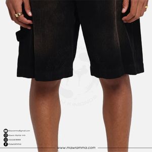 Shorts de mezclilla rotos para hombre, estilo urbano, vintage, hip hop, para verano, clásicos, unisex. - Product Image 3