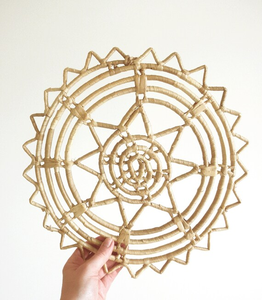Rattan Trivets Pot <b>Dinner</b> Woven Trivet <b>Table</b> Rattan Heat Resistant Eco-Friendly Trivets for Hot Pots Pans - Product Image 2