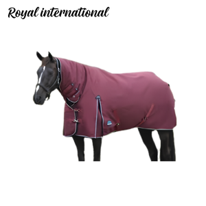 Waterproof Horse Turnout <b>Blanket</b> High Neck Winter Stable Rug Heavy Duty Breathable Outdoor Equestrian Protective Rain Sheet - Product Image 3