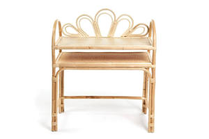 Escritorios infantiles de ratán natural, conjuntos de muebles para niños, resistentes y seguros, venta al por mayor en Vietnam. - Product Image 4