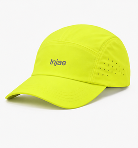 Wholesale <b>Waterproof</b> Nylon 5-Panel Camp Cap Custom Embroidery Logo Perforated Side Vents Outdoor Sports Running <b>Hat</b> High Quality - Product Image 1