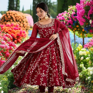 Costume Anarkali indien traditionnel pour les occasions festives - Product Image 2