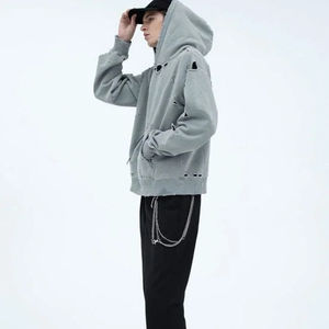 Sudadera con Capucha Unisex Extra Grande de Poliéster/Algodón, Estilo Urbano Otoñal, Ecológica, Hecha en Pakistán - Product Image 2