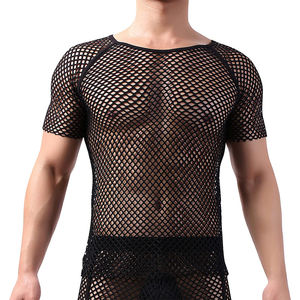 Gilet en maille respirant sans manches à col rond, style hip-hop populaire, plissé sur la poitrine, tricoté, confortable à porter - Product Image 5