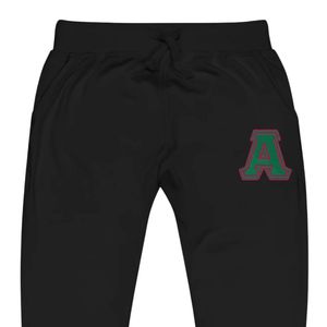 Pantalon de jogging noir premium en molleton, décontracté et sportif, avec taille élastique et bas de pantalon côtelés, doux et confortable pour le quotidien - Product Image 5