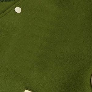 Chaquetas Varsity de Lana con Logotipo Personalizable, Chaquetas para Hombre de Talla Grande con Cuero Fusionado sin Costuras - Product Image 5