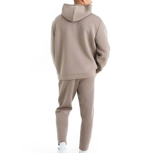 Customizable Pullover Hoodie <b>Jogger</b> <b>Sets</b> For Men 100% Cotton Fleece Made-to-Order <b>Plus</b> <b>Size</b> Tracksuits With Logo Wholesale - Product Image 1