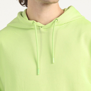 Premium Heavyweight 100% Cotton Streetwear Hoodie Pants Solid Color Breathable Fleece Lining Customizable Winter Men's Tracksuit - Product Image 5