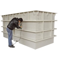 Réservoir de stockage d'éthane Réservoir de mélange de produits chimiques Conception Réservoir carré en plastique