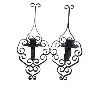 Luxury Decorative Metal <b>Candle</b> <b>Sconce</b> Wall Art Iron <b>Candle</b> Holder For Hotel Restaurant And Living Room Decor - Product Image 6
