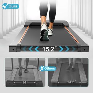 Portable 2.5HP 265LBS LED Display Treadmill with Remote Control Under Desk <b>Walking</b> <b>Pad</b> for Home and Office Use - Product Image 6