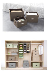 Cesta Organizadora para <span class=keywords><strong>Maletero</strong></span>, de Lino, Plegable, Resistente, para <span class=keywords><strong>Armario</strong></span>, Almacenamiento en Estantes, Ropa, Juguetes, Libros, Vino, Cajas y Contenedores de Almacenamiento - Product Image 5