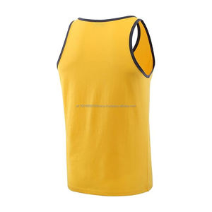 Débardeurs en coton unis pour hommes 2026, personnalisables, respirants, pour la gym et le fitness, taille XL, décontractés, service OEM, tricotés, vente en gros - Product Image 4