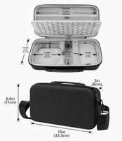 Estuche Rígido de Viaje para Computadora de Escritorio para Apple 2024 Mac Mini M4/Mac Mini Pro, Magic Keyboard, Mouse, Trackpad y Accesorios