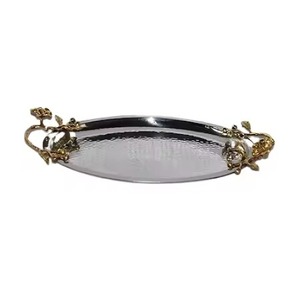Top Quality Metal Made Designer High Grade Table Centerpiece Serving And Decorative <b>Tray</b> From Indian Supplier - Product Image 1