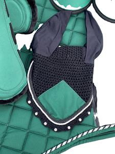 Silla de Montar a Caballo Occidental de Alta Calidad, Diseño Personalizado, Hardihood International HI-SP-23, Verde Cazador, Lana, Algodón, Forro Polar - Product Image 3