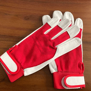 Made In Pakistan Safety Work Wear <b>Gloves</b> Direct Factory Made Best Price High Quality Cow Split Leather Working Safety <b>Gloves</b> - Product Image 4