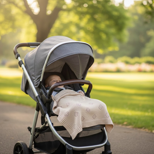 Manta de Bebé y Niños Tejida Ligera y Ecológica |   Suave y Transpirable, 50% Algodón, 50% Micro Poliéster, Cuatro Estaciones, Personalizable - Product Image 4